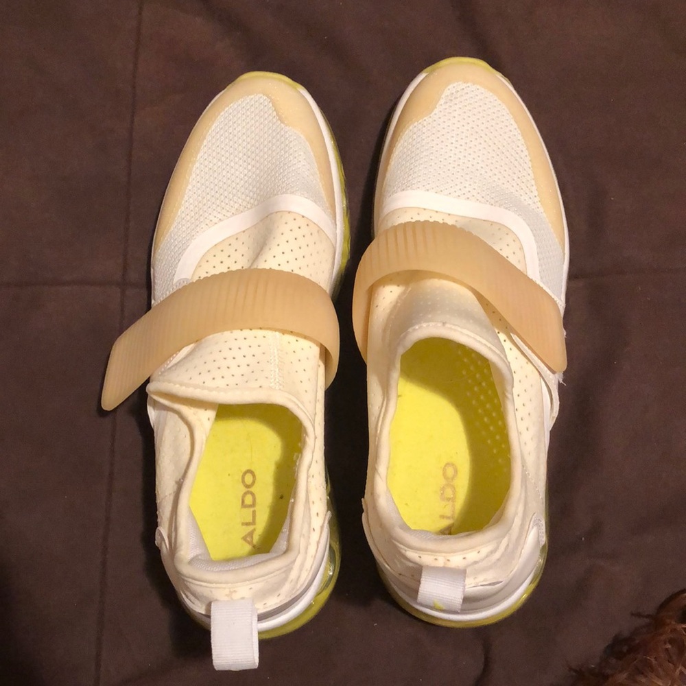 ALDO sneakers (yellow & white)